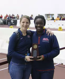 Wibbels with All-American Juliana Smith