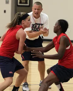 Head coach Adrian Wiggins (Joshua McCoy)