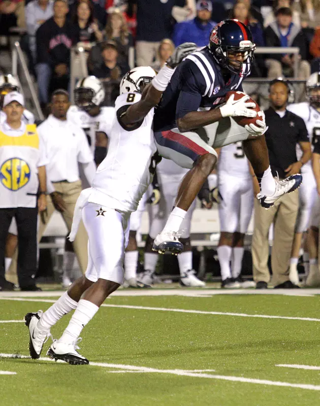 Sophomore wide receiver Vince Sanders had five receptions for a career-high 96 yards and a touchdown.