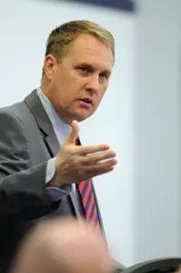 Head Coach Hugh Freeze (Photo by UM Photographer Kevin Bain)