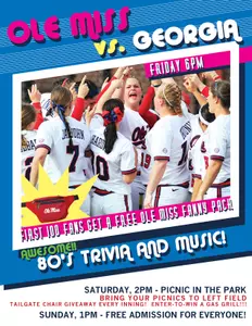 First 100 fans receive free Ole Miss fanny pack.