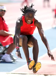 World Champion long jumper Brittney Reese (photo by Joshua McCoy)