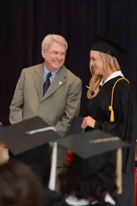 Chancellor Jones and Ashley Lance (photo by Nathan Latil)