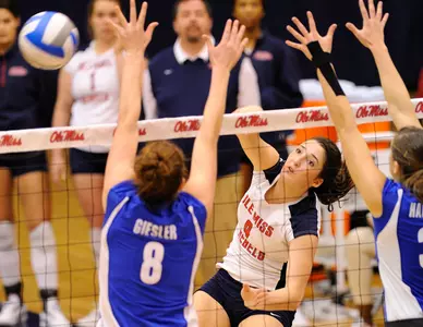 Ole Miss head coach Joe Getzin is pleased with the offseason work from senior Ashley Anderson.