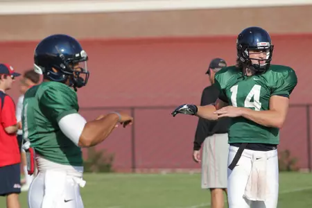 Bo Wallace practice (photo by Joshua McCoy)