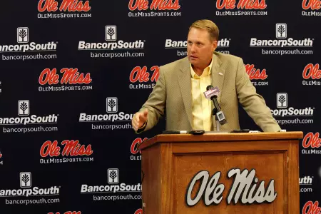 Hugh Freeze (photo by Joshua McCoy)