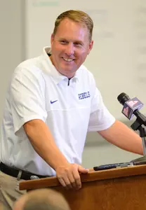 Head Coach Hugh Freeze (Photo by UM Photographer Kevin Bain)