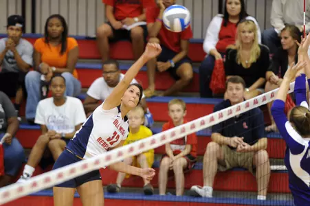 Kara Morgan led Ole Miss offensively in its season-opening tournament with 12.33 kills per match at the Hurricane Invitational.