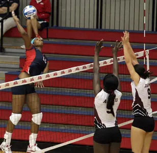 Allegra Wells had 10 kills against Missouri Sunday afternoon.