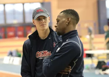 Sam Kendricks and Ricky Robertson (photo by Joshua McCoy)