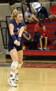 Junior Cara Fisher has started at libero in each of the past four matches.