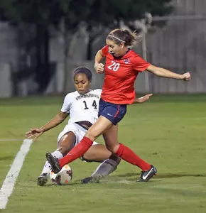 Olivia Harrison and the Rebels face No. 25 LSU and No. 7 South Carolina this weekend.