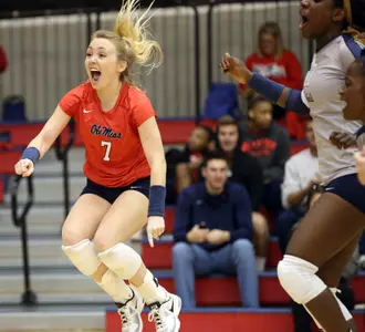 Cara Fisher and the Rebels face No. 7 Missouri and Arkansas on the road this weekend.