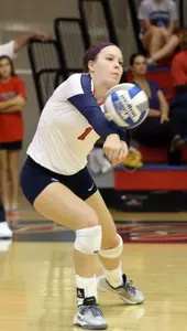 Freshman defensive specialist Kristen Brashear tallied 13 digs Sunday at Auburn.