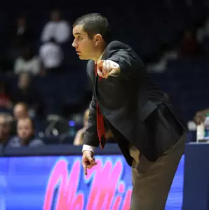 Head Coach Matt Insell and the Rebels defeated Christian Brothers, 74-59, in exhibition action.