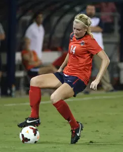 Gretchen Harknett became the first All-Freshman team selection since 2010 on Monday.