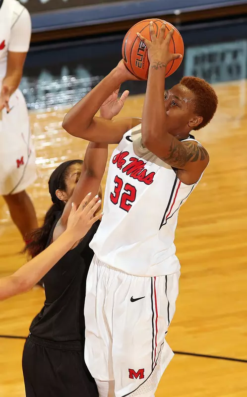 Tia Faleru scored 19 points to help lead Ole Miss past Louisiana Tech.
