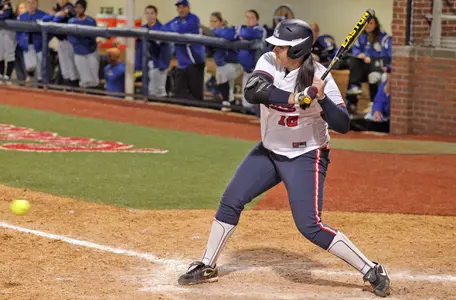 Lauren Lindsey was 3-5 and hit the walk-off single for the Rebels on Friday night.