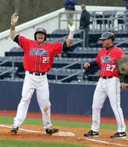 Andrew Mistone and the Rebels moved to 18-1 on the season with a win at ULM.
