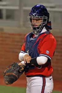 Freshman catcher Natalie Martinez went 2-3 with one RBI Wednesday against Samford.