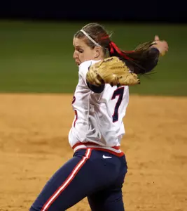 Senior Erinn Jayjohn hit two home runs Saturday in the Rebels' doubleheader at No. 23 Georgia.