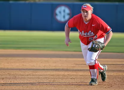 Junior first baseman Londen Ladner and the Rebels will begin their series against No. 3 Florida on Friday.