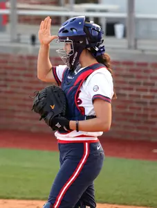 Freshman catcher Natalie Martinez and the Rebels face Miss. State on Friday at 7 p.m. CT on ESPNU and WatchESPN.com.