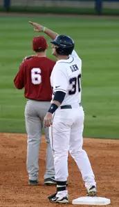 Will Allen hit a two-run home run as a part of a 2-for-4 night against Alabama.