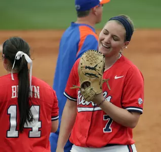 Senior pitcher Erinn Jayjohn threw a complete game at Auburn on Saturday evening.