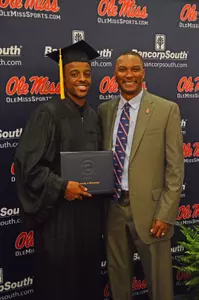 Isiah Young and Coach O'Neal