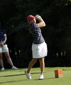 Abby Newton, pictured, will compete in the US Women's Amateur Public Links on Monday along with Alison Hovatter and Ericka Schneider.