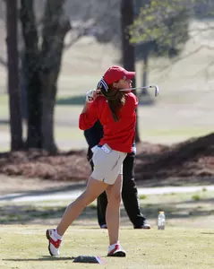Kathryn Fowler, pictured, and Stani Schiavone carded a 3-under-par 69 Wednesday playing best ball.