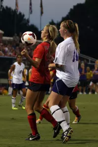 Addie Forbus scored one of the Rebels' two goals at Saint Louis on Sunday.