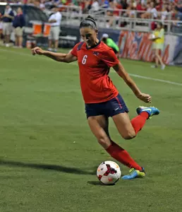 Rafaelle Souza scored a pair of goals to lead the Rebels against UALR.