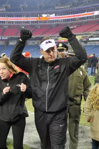 Ole Miss head coach Hugh Freeze after the Music City Bowl win (photo by Jim Brown-USA TODAY Sports)