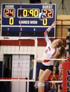 Melanie Crow recorded 13 kills against LSU.