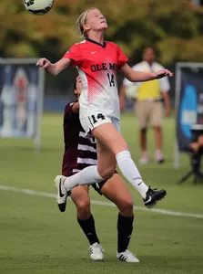 Gretchen Harknett scored her third goal of the season against Auburn.
