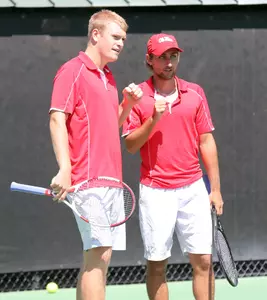 Senior William Kallberg and junior Stefan Lindmark