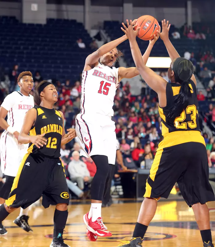 Kelsey Briggs and the Rebels defeated Grambling at the annual School Kids game.