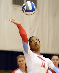 Nakeyta Clair set the single season record for kills with 9 on the night.