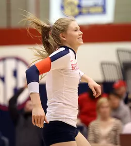 Melanie Crow had a career-high 23 kills in the match.