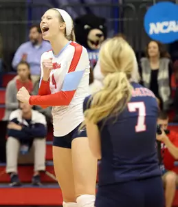 Aubrey Edie recorded a career-high 62 assists in the win over Mississippi State.