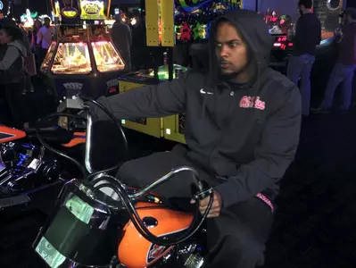 Issac Gross at Dave and Buster's