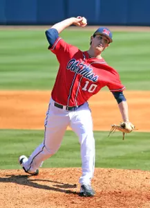 Junior RHP Chris Ellis will take the mound Friday night for the Rebels against Stetson.