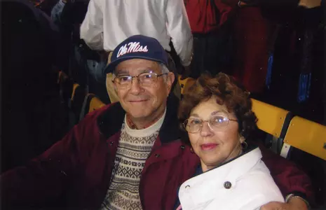 The late Thomas J. "Tom" Mattingly, left, is pictured here with his wife, Barbara.