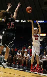 Gracie Frizzell represents Ole Miss on the SEC Community Service Team