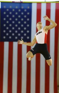 Top American pole vaulter Sam Kendricks (photo by Joshua McCoy)