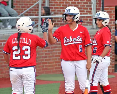 Sophomore Madi Osias went 2-3 Saturday vs. Alabama.