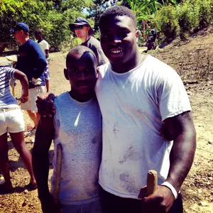 Serderius Bryant in Haiti