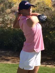 Abby Netwon and Maria Toennessen (pictured) lead Ole Miss after the first round in Maui.